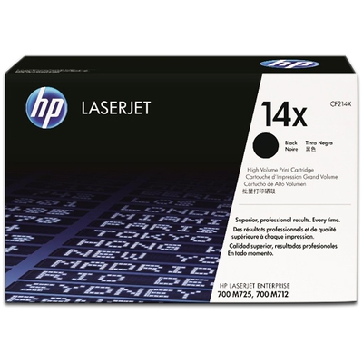 Adquiere tu Toner HP 14X, LaserJet M712, M725, Negro (17,5K) en nuestra tienda informática online o revisa más modelos en nuestro catálogo de Toners HP
