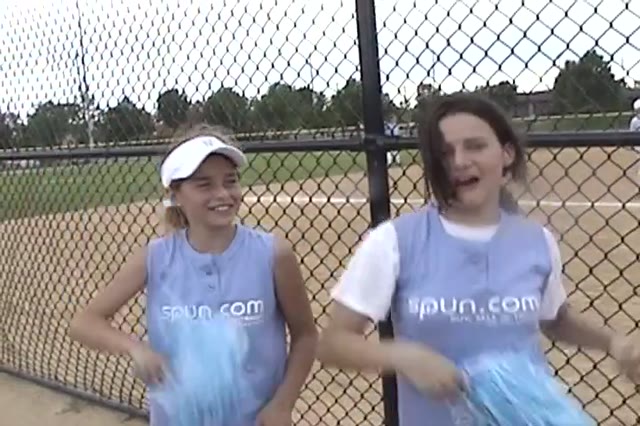 Go Spun Go Cheer - home video scene