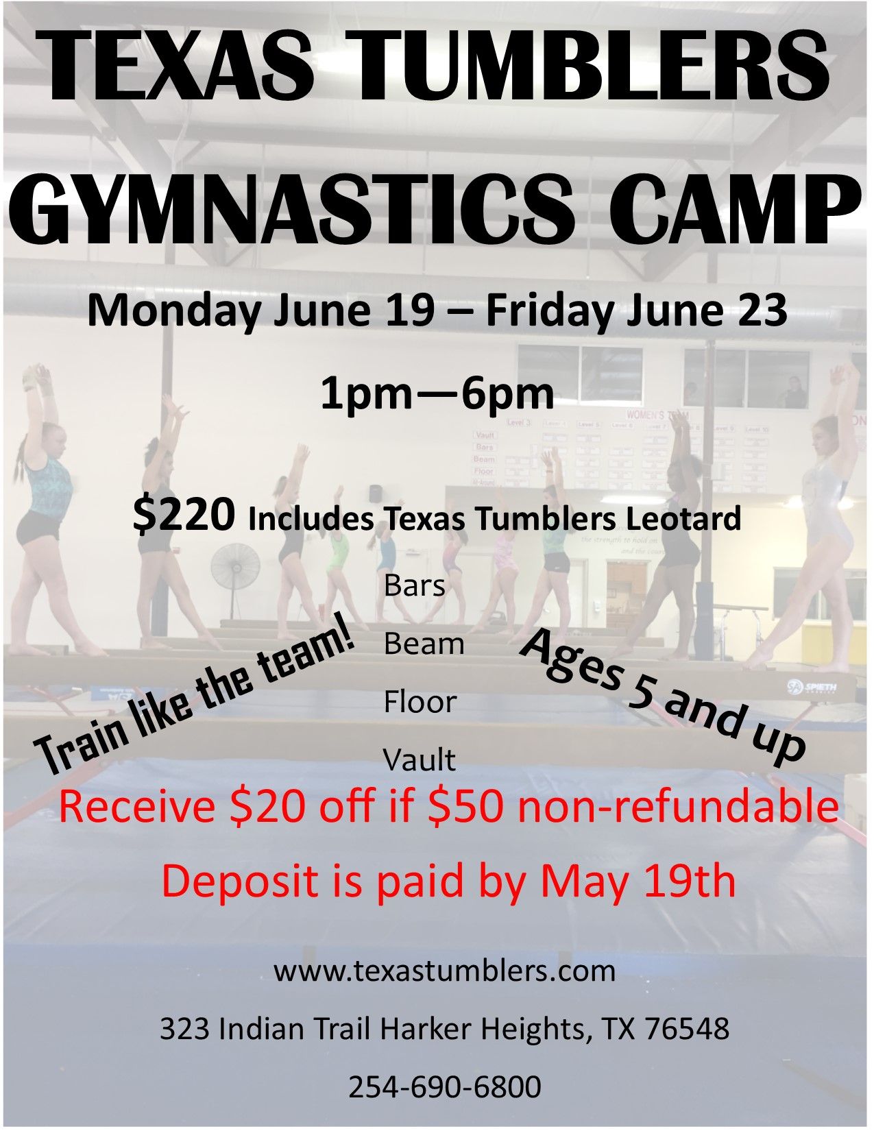 Texas Tumblers Gymnastics Photos