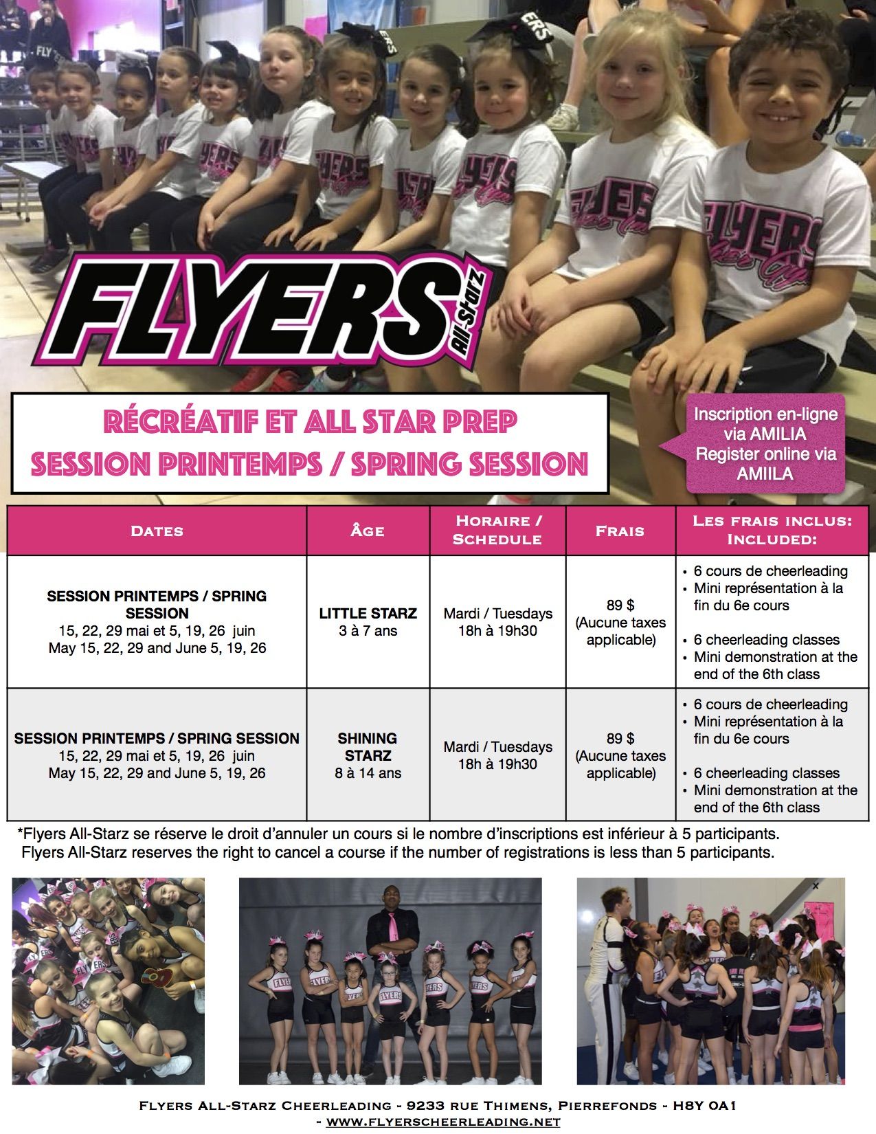 Flyers Cheerleading Photos