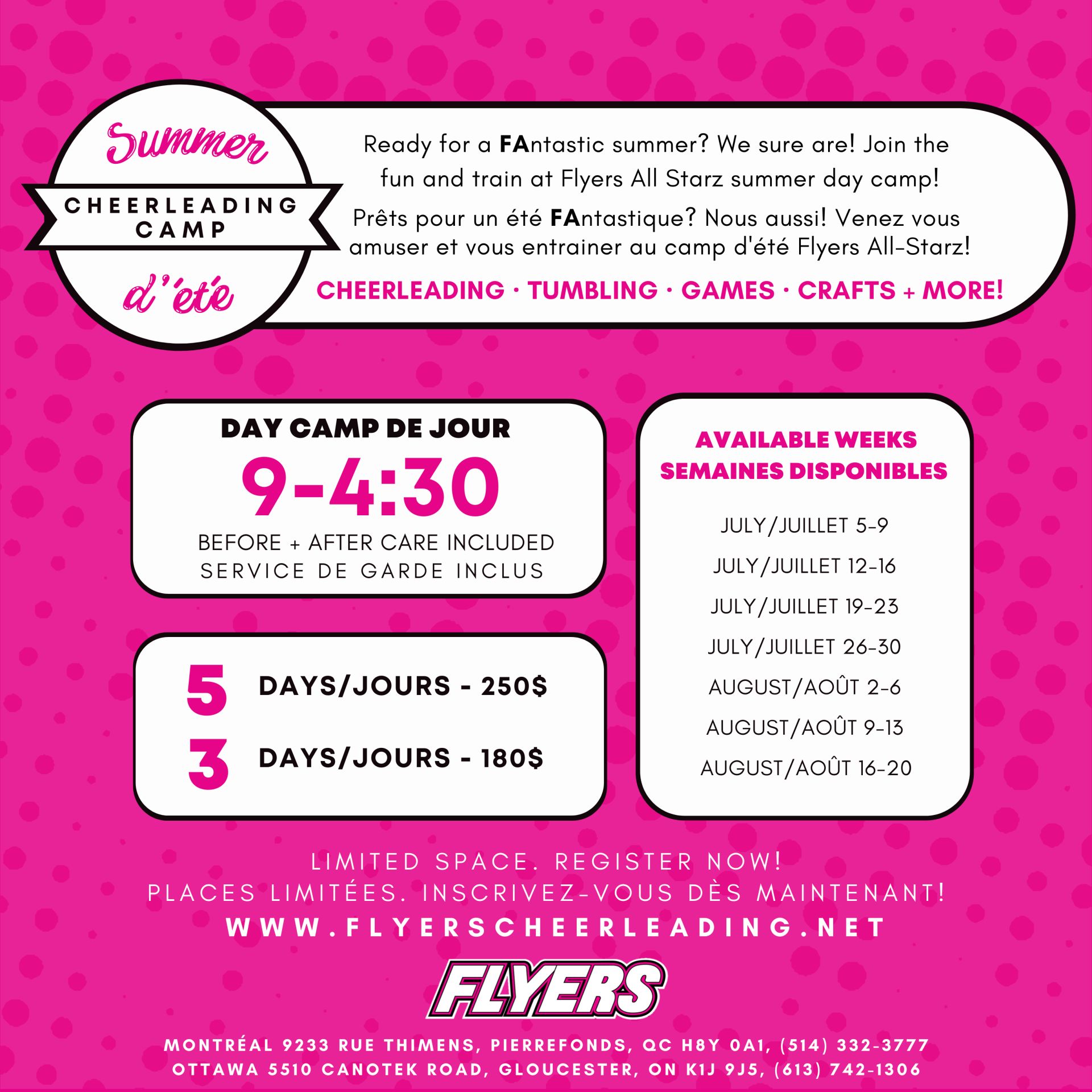 Flyers Cheerleading Flyers AllStarz OTTAWA