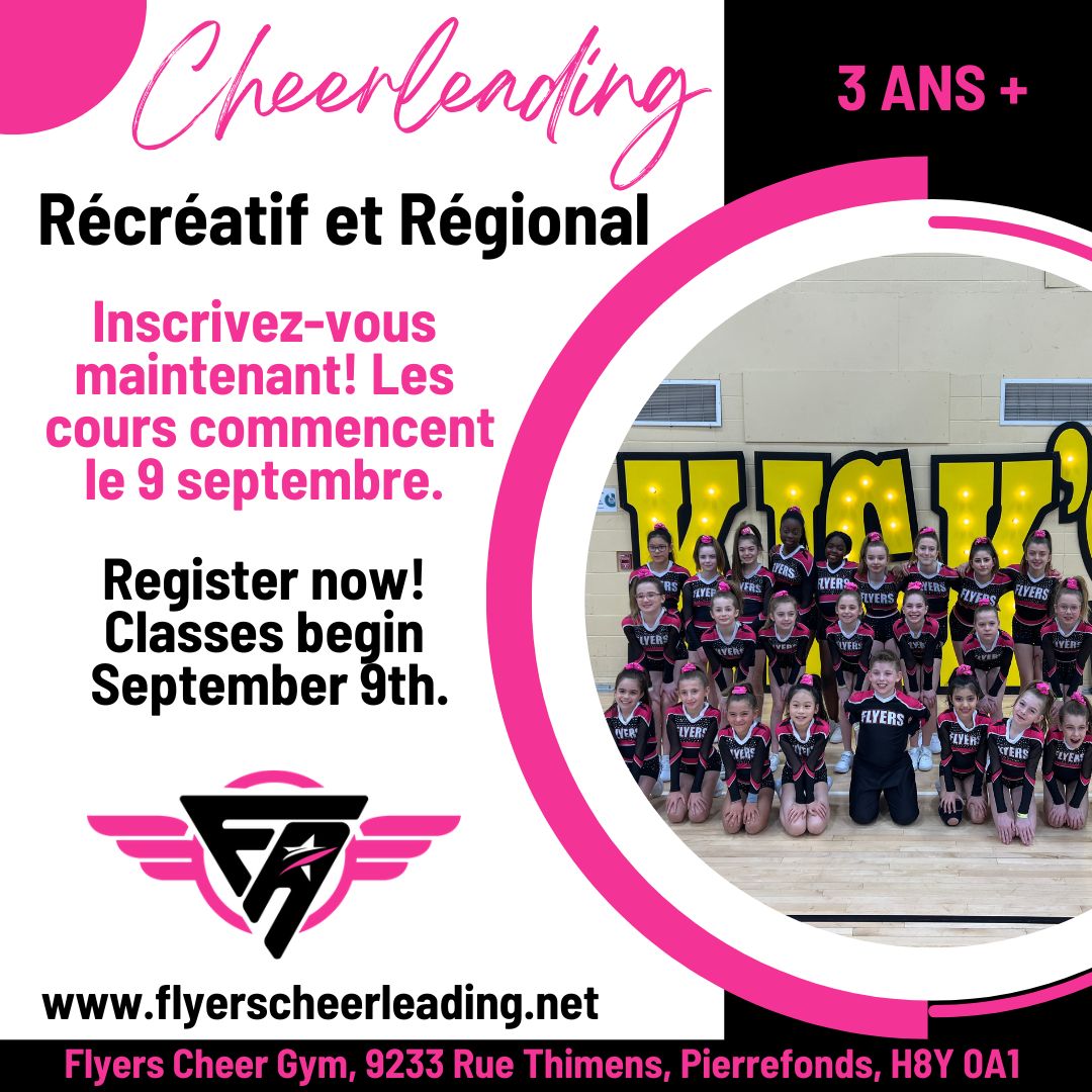 Flyers Montreal Cheerleading – Welcome – YXYKU