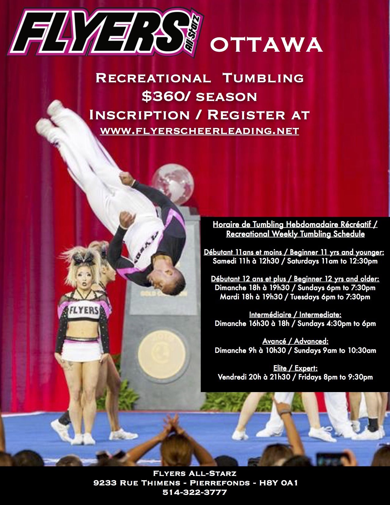 Flyers Cheerleading Flyers AllStarz OTTAWA