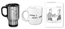 Mugs and a greeting card