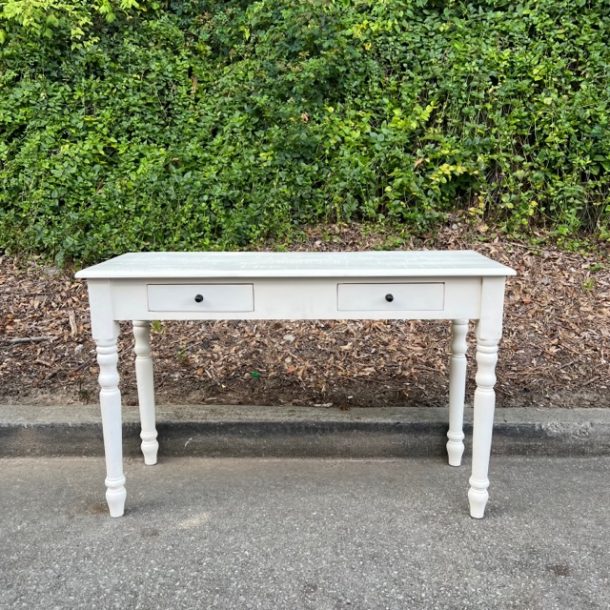 Turned Leg Console Table Nadeau Atlanta