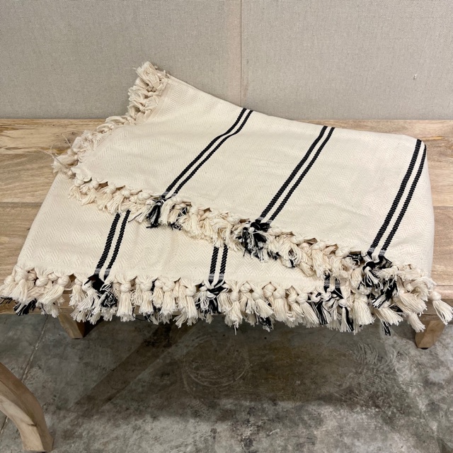 turkish stripe throw blanket