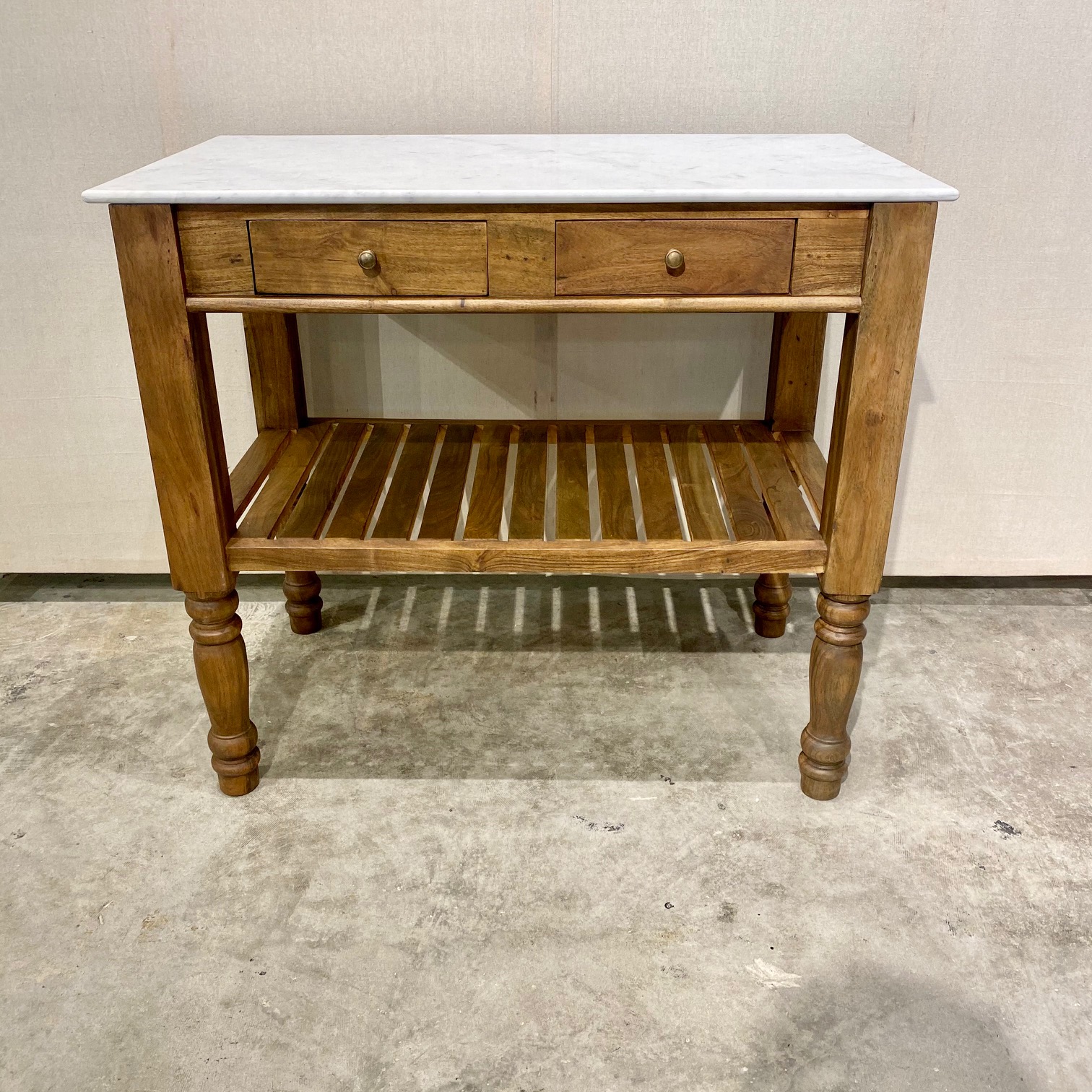 Kitchen Island with Stone Top Nadeau Charleston
