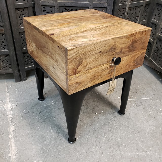 Iron Leg Side Table Nadeau Charlotte