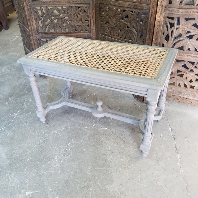 Bench With Cane Seat Nadeau Charlotte