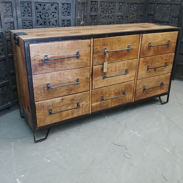 Iron And Wood Dresser Nadeau Charlotte