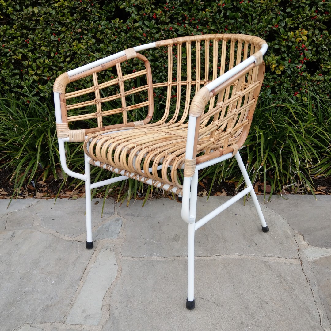 Rattan Side Chair Nadeau Charlotte