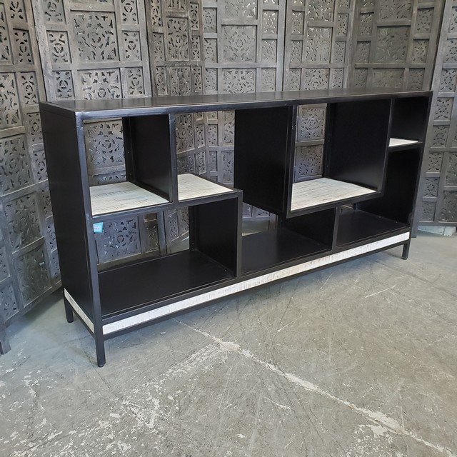 Wood & Iron Shelf Nadeau Charlotte