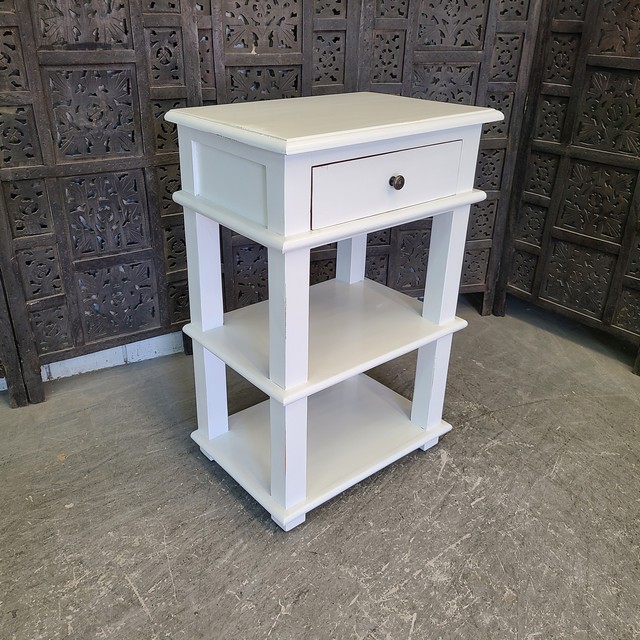 Side Table with Two Shelves Nadeau Charlotte