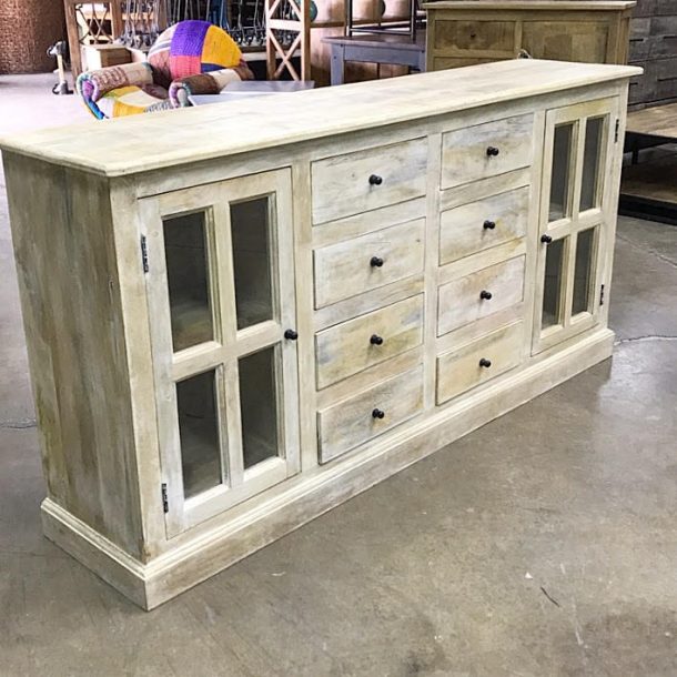 Buffet with Glass Doors Nadeau Dallas