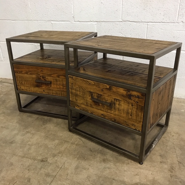 dark wood lamp tables