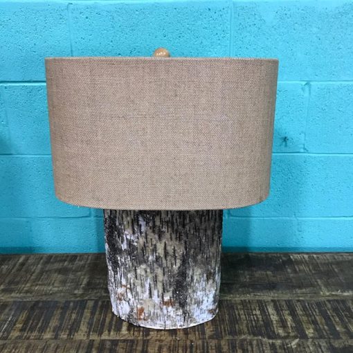 Birch Wood Table Lamp Nadeau Dallas