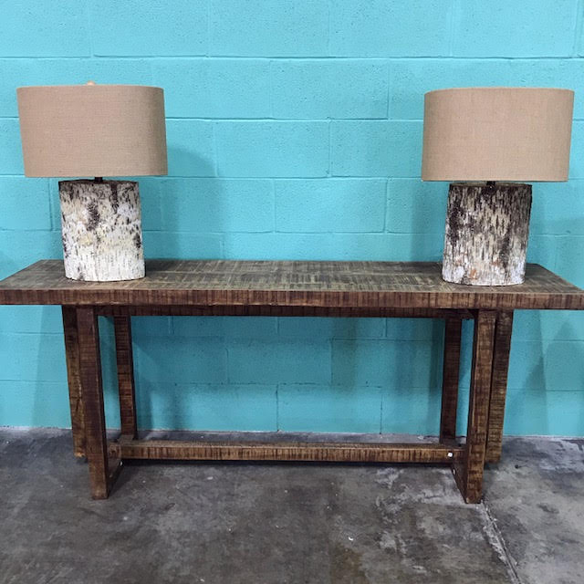 Birch Wood Table Lamp Nadeau Dallas