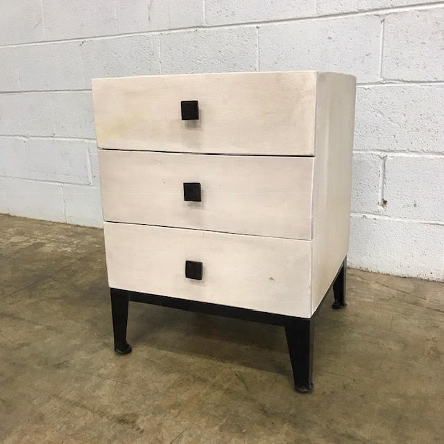 three Drawer Chest with Iron Legs Nadeau Dallas