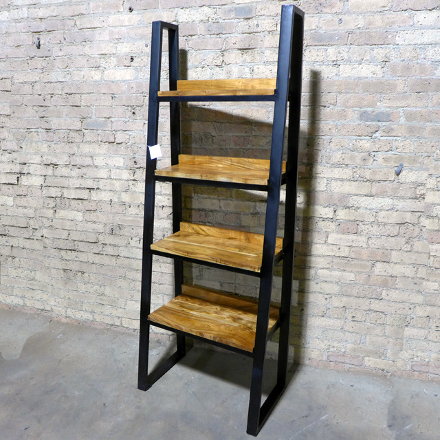 Angled Industrial Bookshelf Nadeau Dallas