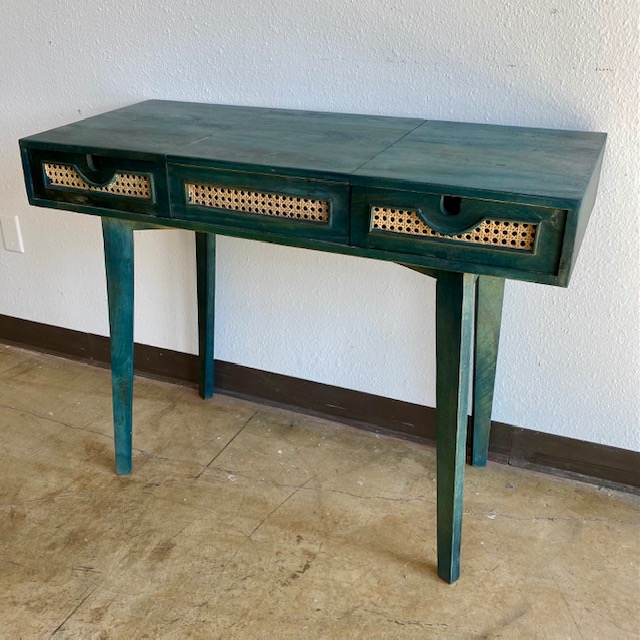 Cane Drawer Desk Nadeau Dallas