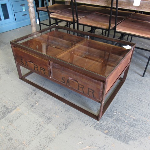 Glass Top Coffee Table With Drawers Nadeau Houston