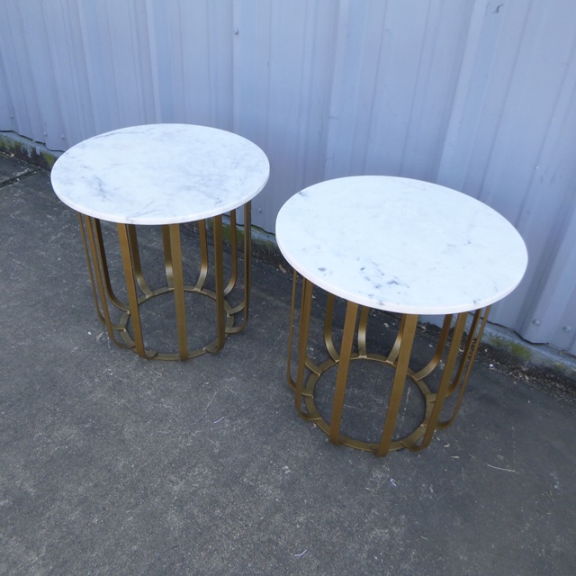 Side Table With Stone Top Nadeau Houston