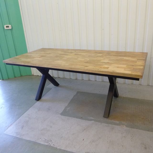 Iron Leg Dining Table Nadeau Houston