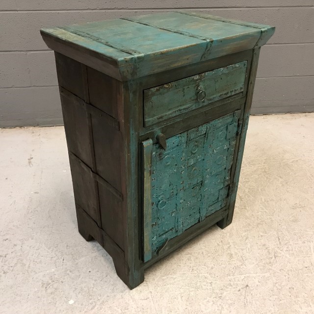 Nightstand With Wrapped Metal Nadeau Marietta