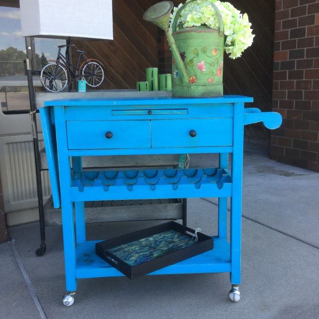 Table with Wine Storage Nadeau Minneapolis