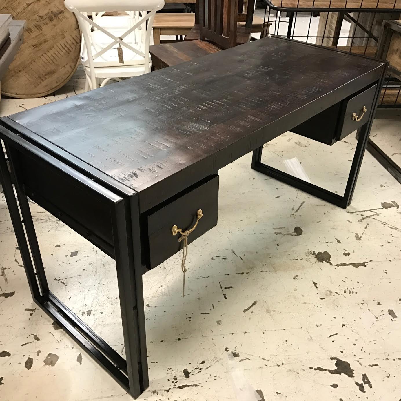 Iron and Wood Desk Nadeau Nashville