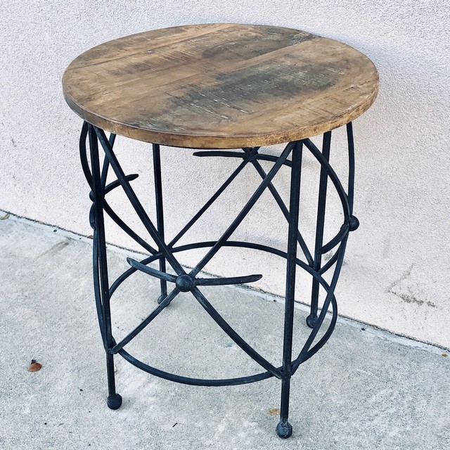 Round Iron Table Small Nadeau Nashville
