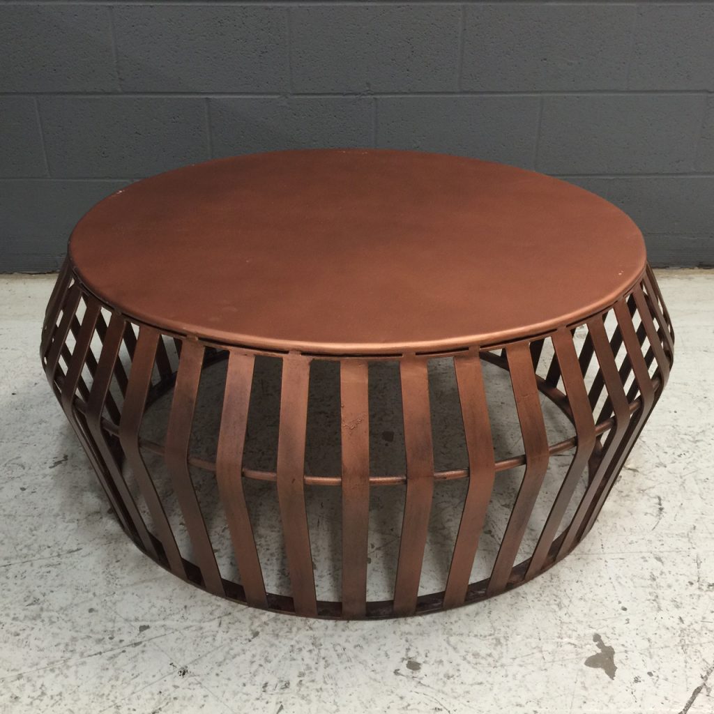 Round Metal Coffee Table Nadeau Nashville