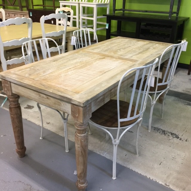 Turned Leg Dining Table Nadeau Nashville