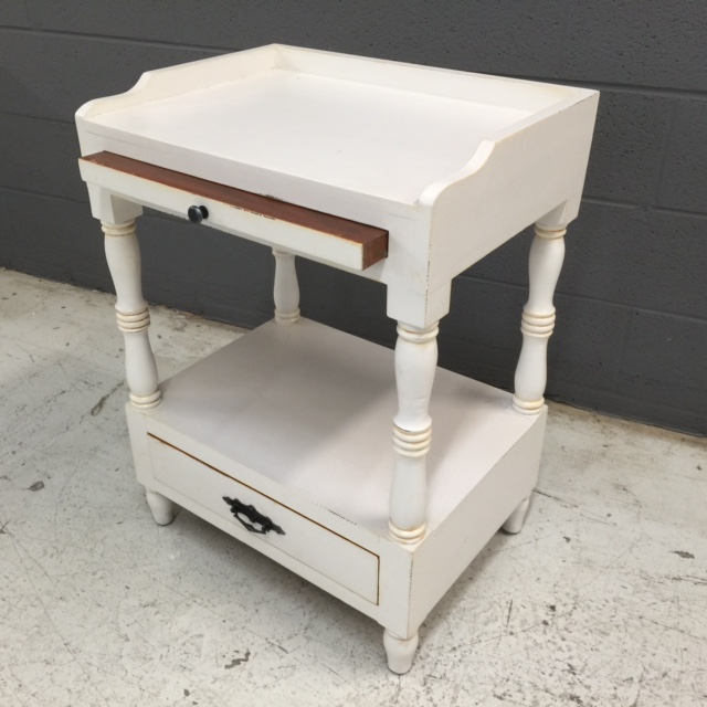 Side Table with Pull Out Shelf Nadeau Nashville