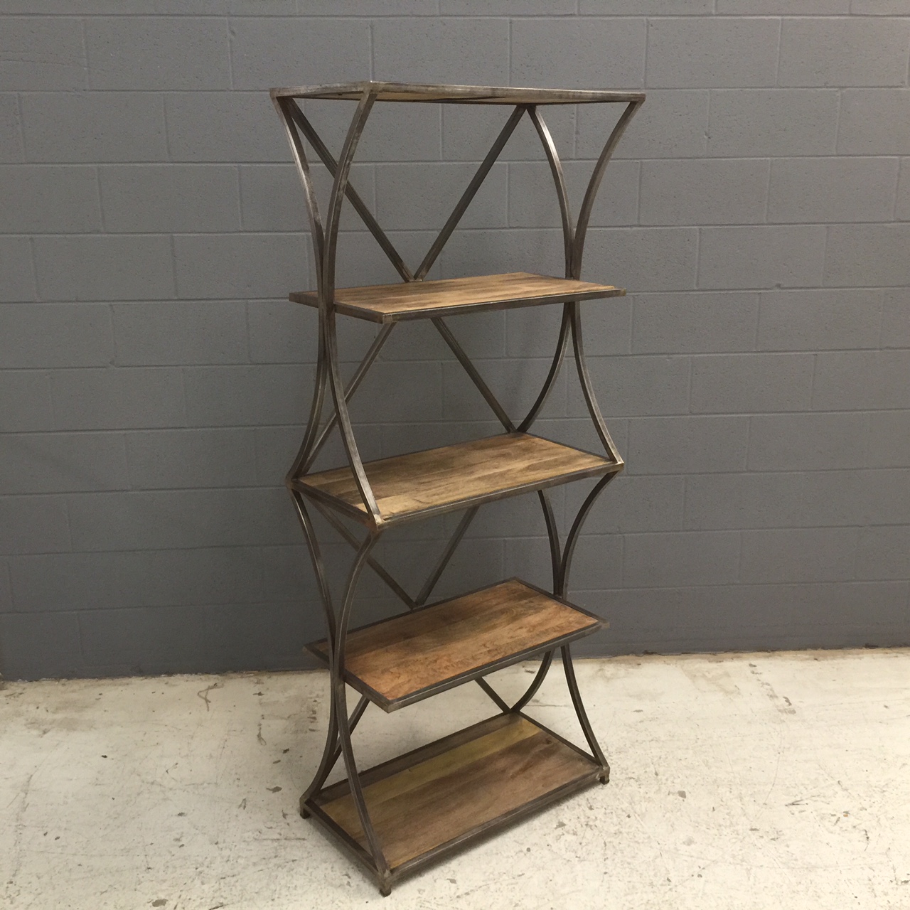 Iron and Wood Shelf - Nadeau Nashville