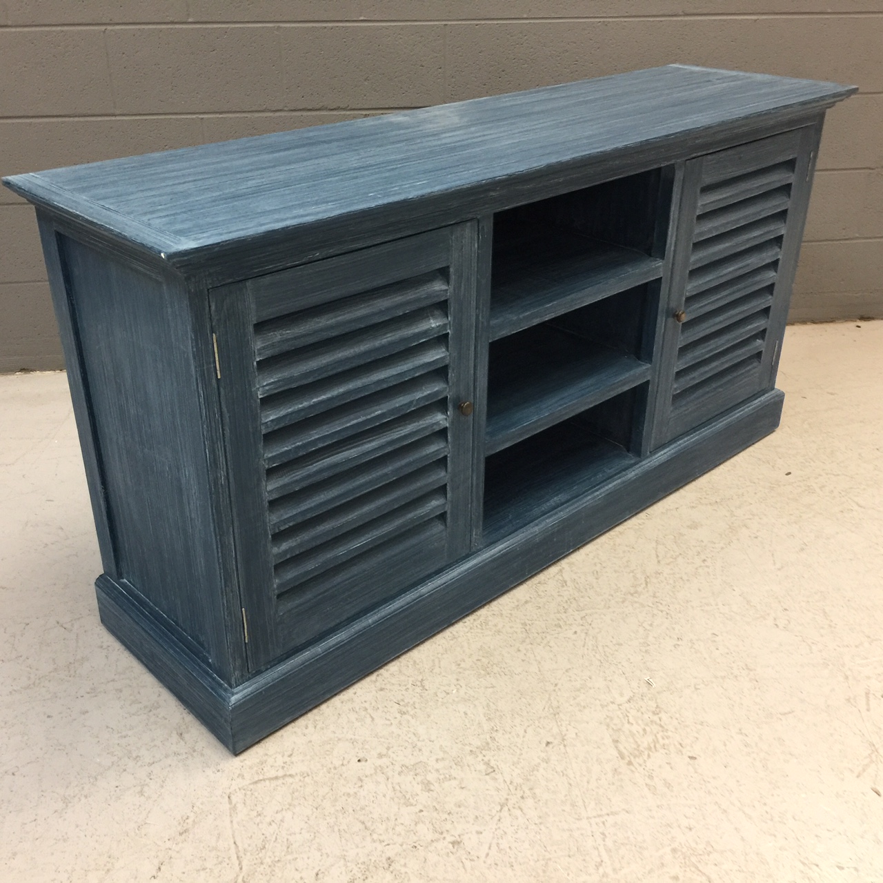 Louvered Door T V Stand Nadeau Nashville