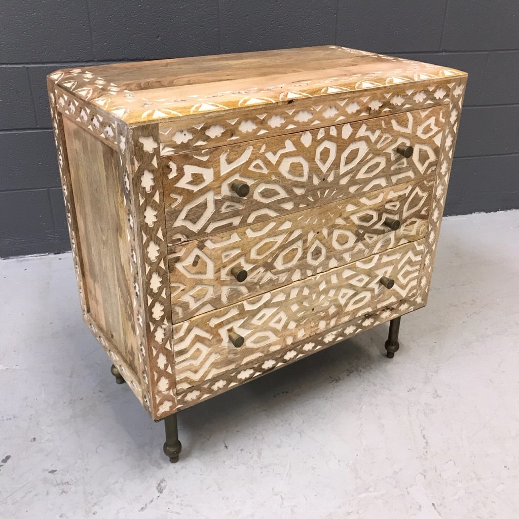 Carved Three Drawer Dresser Nadeau Nashville