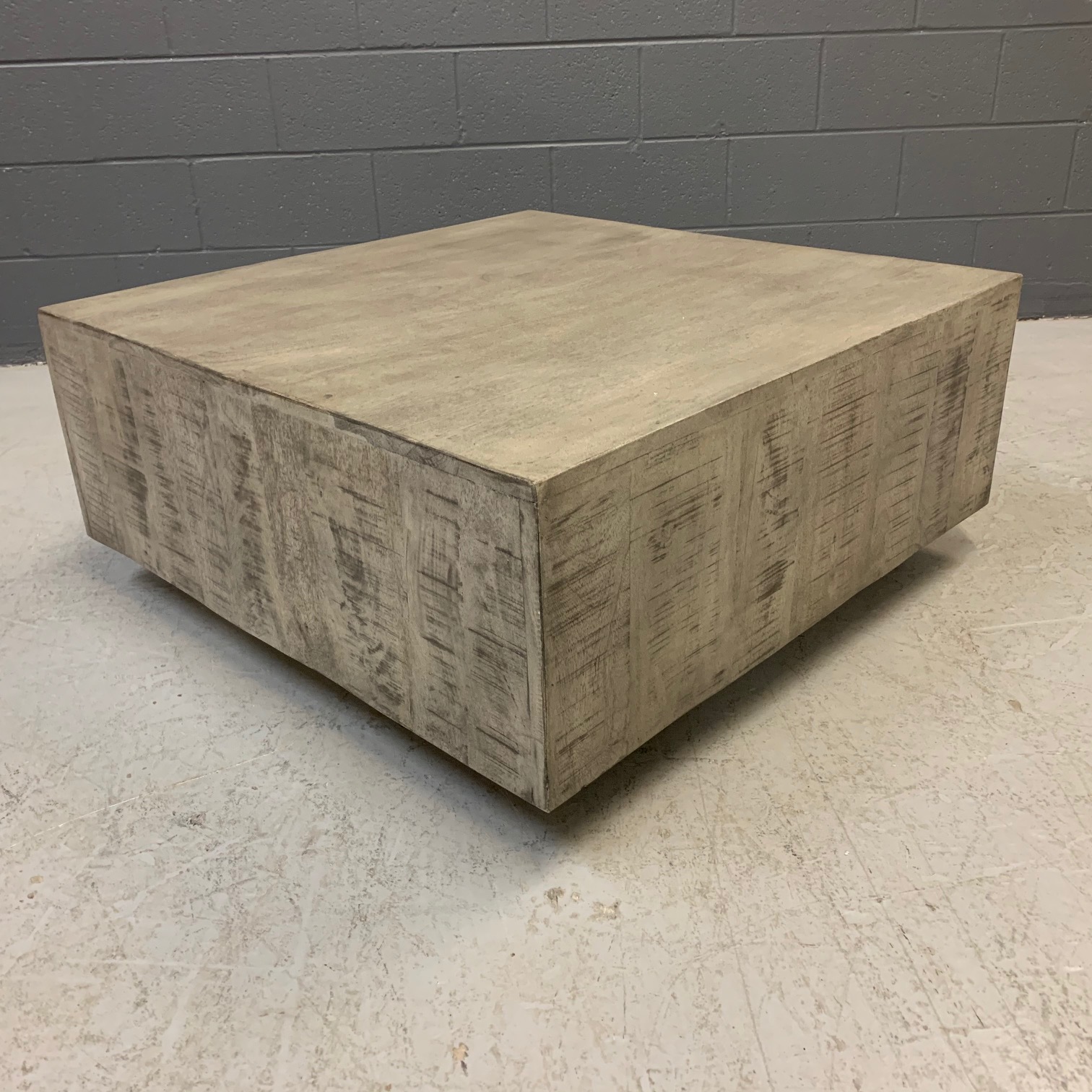 Square Coffee Block Table Nadeau Nashville