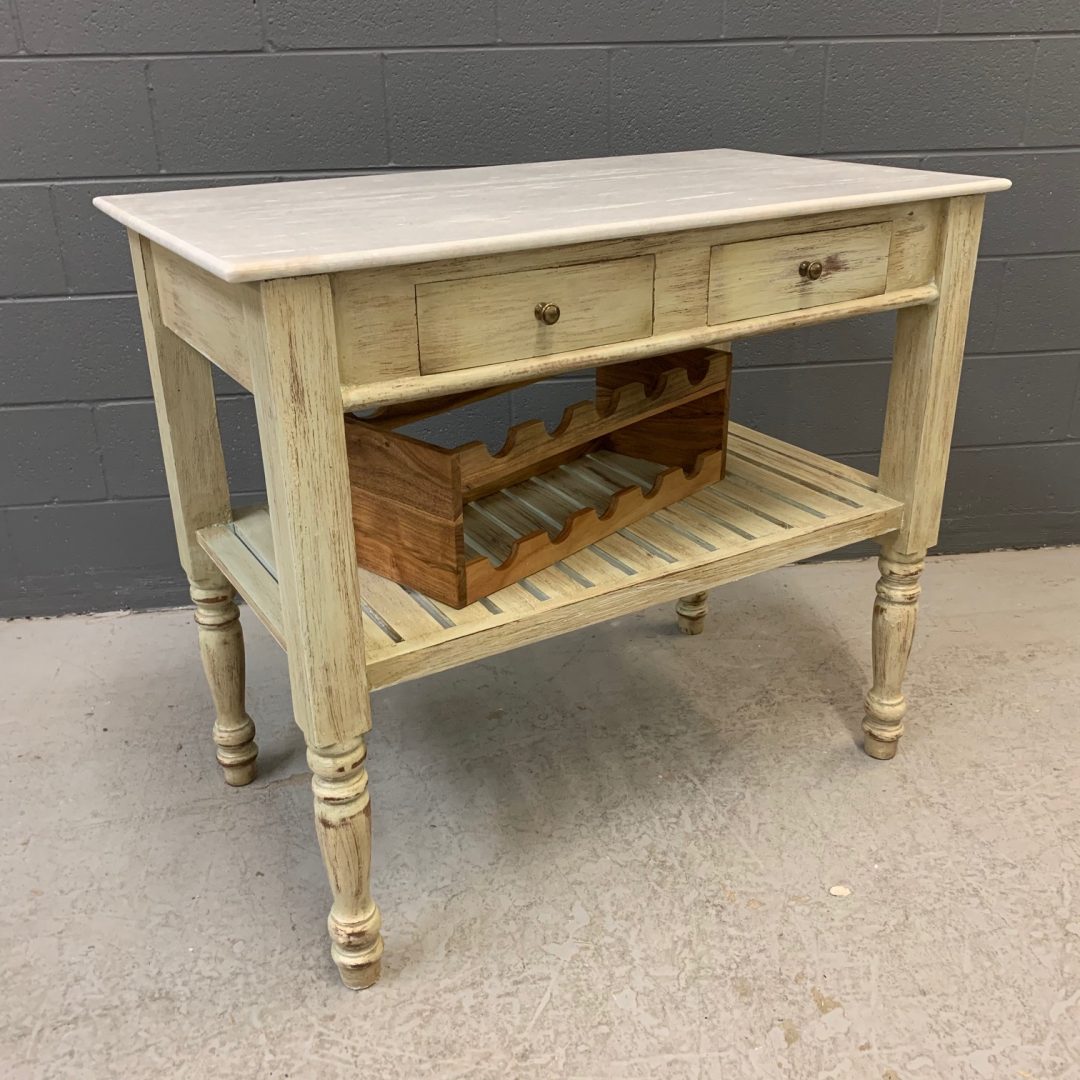 Kitchen Island with Stone Top Nadeau Nashville