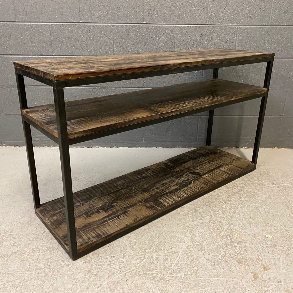Iron and Wood Console Table Nadeau Nashville
