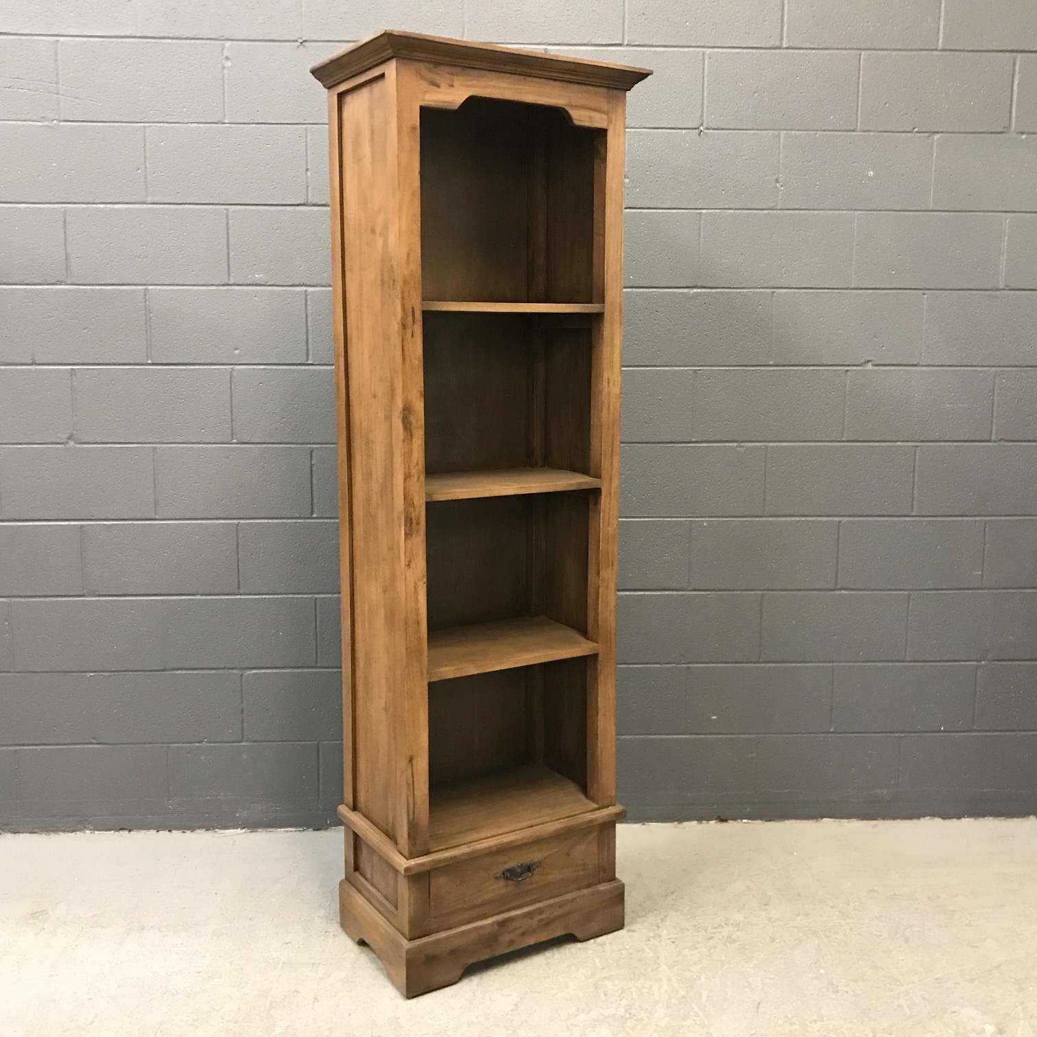 Narrow Bookcase with Single Drawer Nadeau Nashville