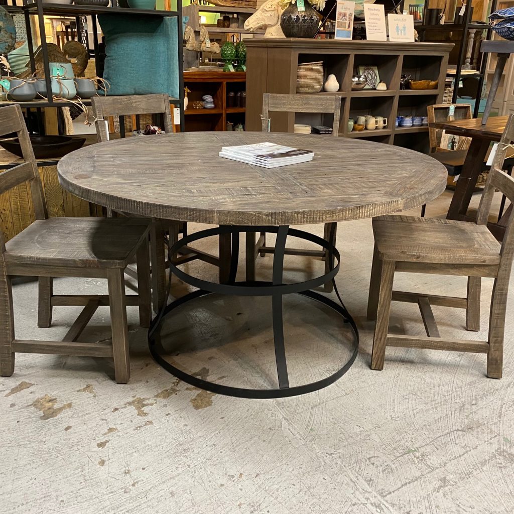 Newcastle Large Round Dining Table Nadeau Nashville