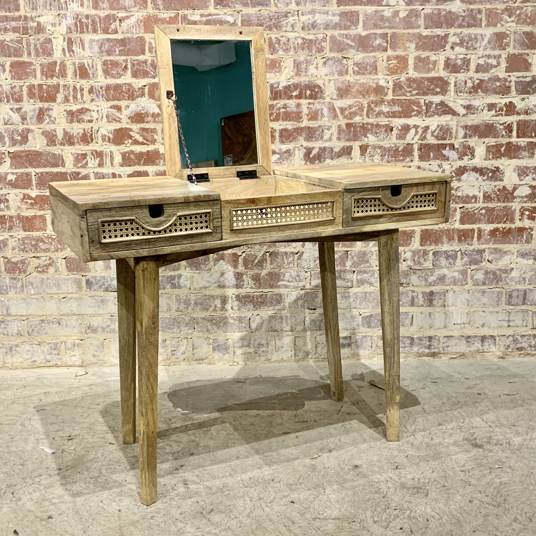 Cane Drawer Desk Nadeau Raleigh