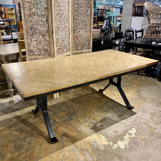 Iron Leg Dining Table Nadeau Austin