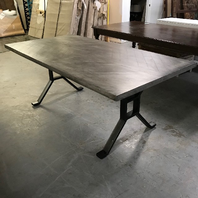 Iron Leg Dining Table Nadeau Austin