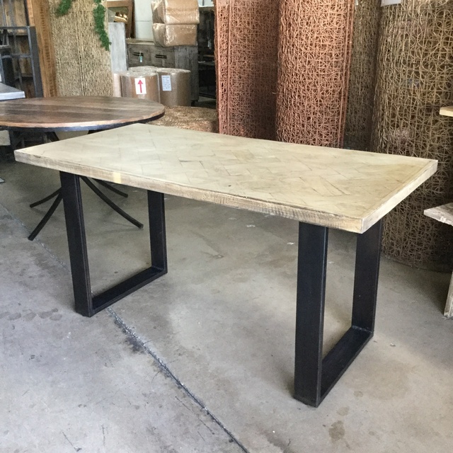 Iron Leg Dining Table Nadeau Austin