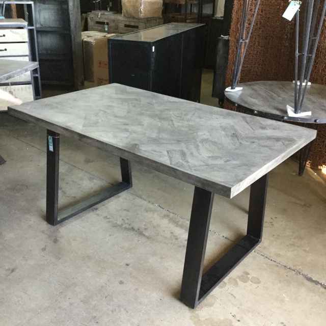 Iron Leg Dining Table Nadeau Austin