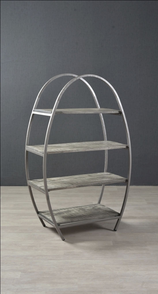 Domed Open Shelf Bookcase