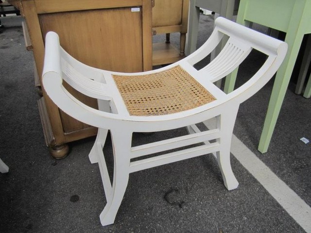Egyptian Cane Seat Stool