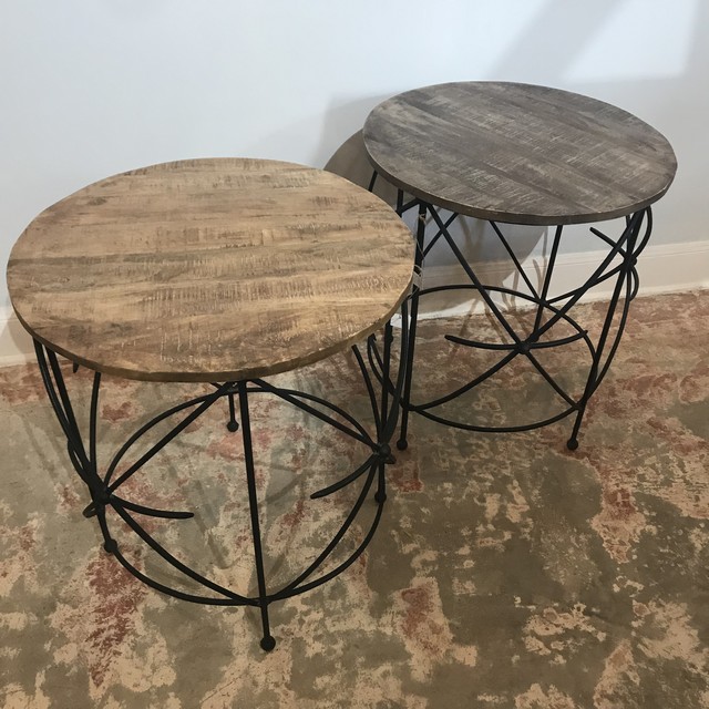 Round Iron Table Large Nadeau New Orleans